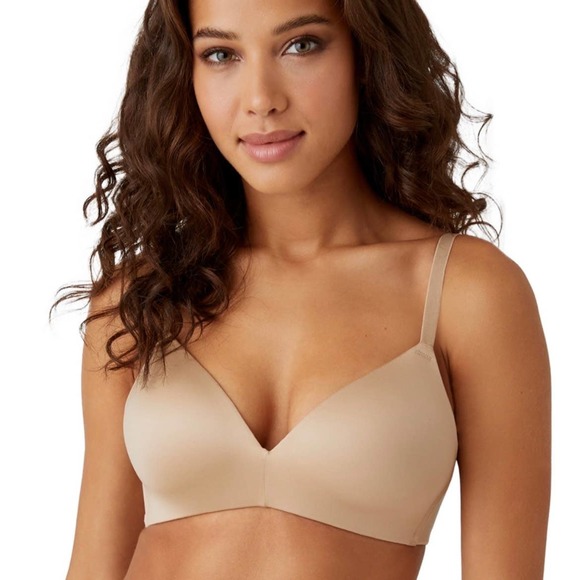 b.tempt'd by Wacoal Future Foundation Wire Free Beige T-Shirt Bra Size 32DD - Picture 1 of 4